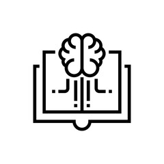 Education element icon. Educational equipment. Black icon. Silhouette