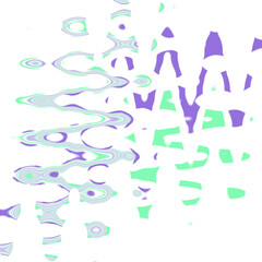 An abstract transparent wavy color blur design element.
