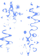 An abstract transparent wavy color blur design element.