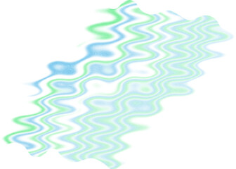 An abstract transparent wavy color blur design element.