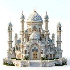 Obraz premium Stunning Islamic Architectural Palace Design