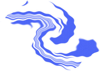 An abstract transparent wavy color blur design element.