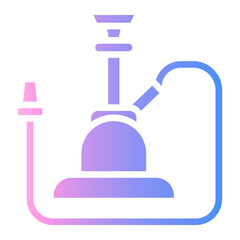 hookah Gradient icon