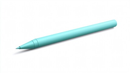 Turquoise Pencil - Wide Angle Centered Composition for Artistic Projects
