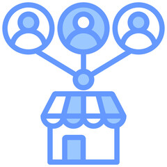 Outreach Blue Icon