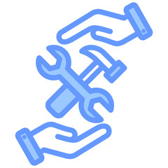 Total Productive Maintenance Blue Icon