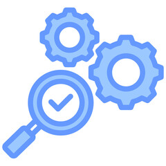 Inspection Blue Icon