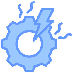 Breakdown Blue Icon