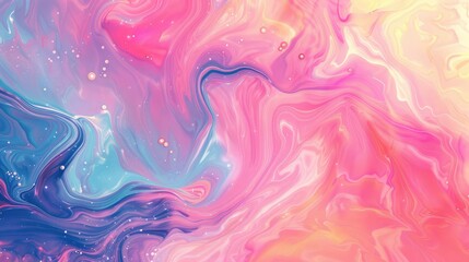 Fototapeta premium Liquid concept, pastel style, Abstract Background.