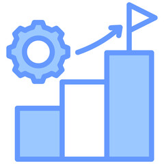 Project Success Blue Icon