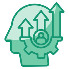 Skill Development Icon Element For Design
