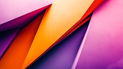 Abstract Colorful Geometric Shapes Design