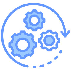 Processing Blue Icon