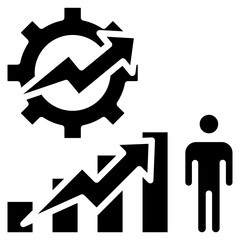 Personal Growth Icon Element For Design