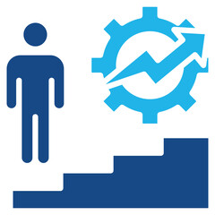 Leadership Development Icon Element For Design