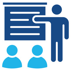 Training Workshop Icon Element For Design