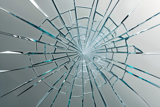 broken glass sphere