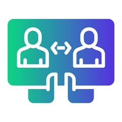 substitution Gradient icon