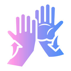 substitution Gradient icon