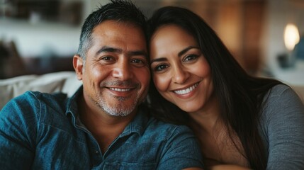 Happy Couple Moment at Home