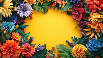 Obraz premium Vibrant Floral Bouquet