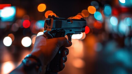 Kidnapping: A person abducted under threat of a weapon, requiring swift action from law enforcement to investigate and ensure the victim’s safe return.
