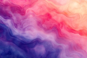 Obraz premium Abstract Pink Purple Blue Wave Art Print Digital Download