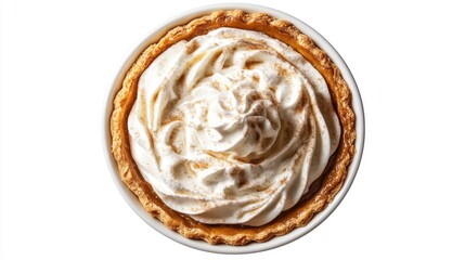 Delightful Dessert Pie with Whipped Cream