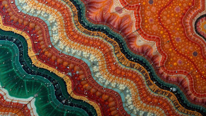 Colorful American Jasper  a new design.