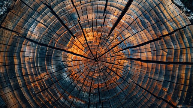 Tree Trunk: The solid, thick base of a tree, providing strength and support, and frequently used in the production of lumber or for intricate carving.
