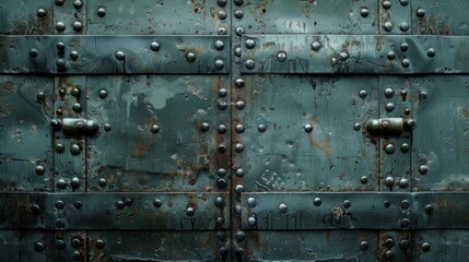 Steel Vault Door: A heavy-duty steel door with reinforced security features, found in high-security environments like banks or military bases to prevent unauthorized access.
