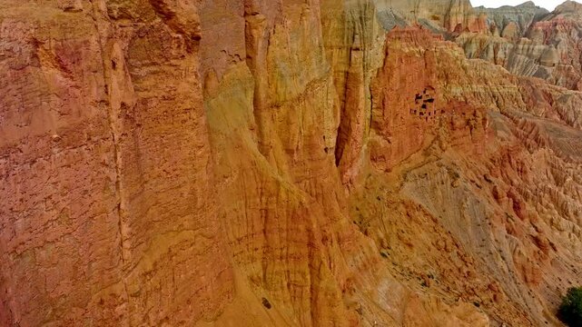 Preserved Cliffside History In Upper Mustang's Ancient Caves