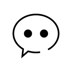 Bubble speech icon