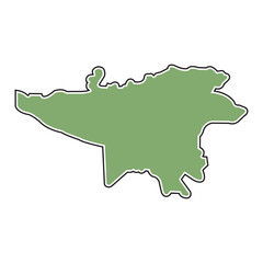 Map of Tehran, capital of Iran