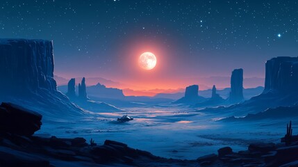 Moon desert adventure