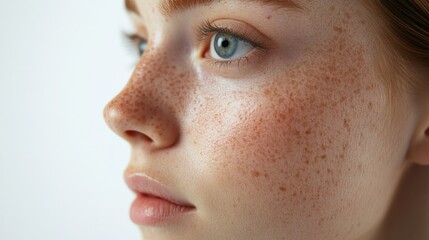 Beauty of Youth and Freckles