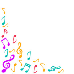 Colorful music borders