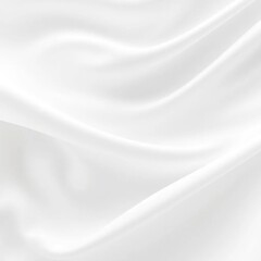 Fototapeta premium minimalist composition of flowing white fabric