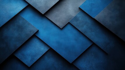 Minimalist blue background with bold geometric shapes and lines. Banner template with white space in the center for text. Ideal for modern designs, posters, and digital backgrounds.