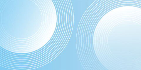 Abstract minimalist banner background  pastel colorful  blue and white gradations art modern