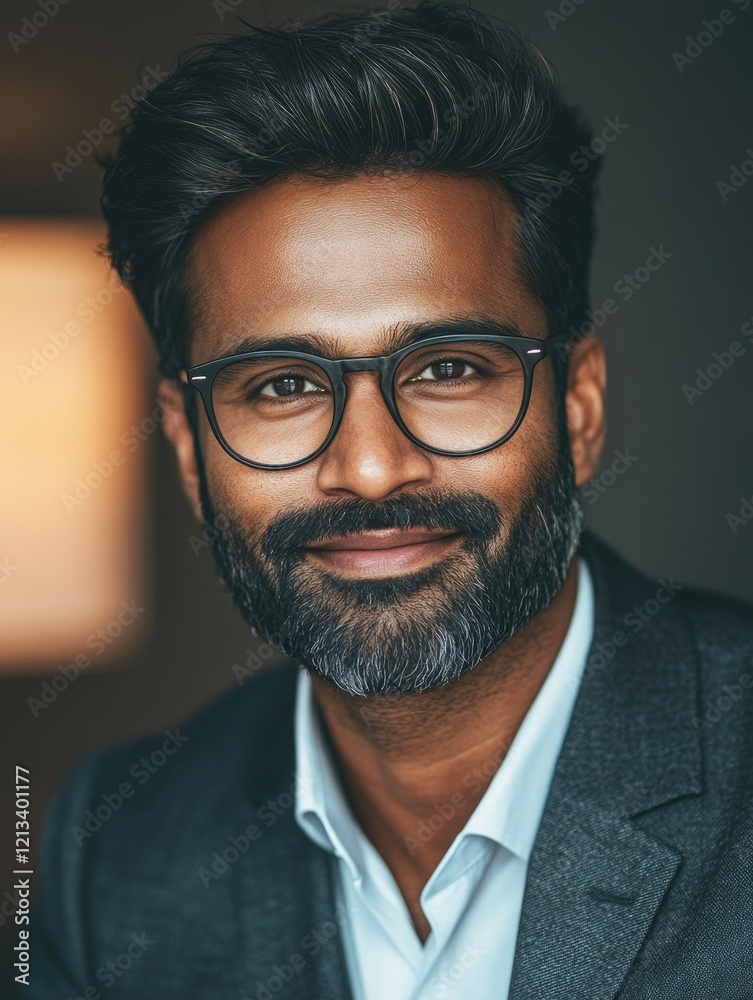 Poster Professional Portrait of a Man in Business Attire