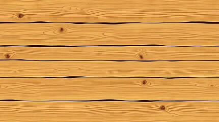 Fototapeta premium A rustic seamless pattern featuring hand-drawn wooden planks, created with a realistic texture and natural wood tones, arranged in a horizontal layout, offering a vintage aesthetic per.