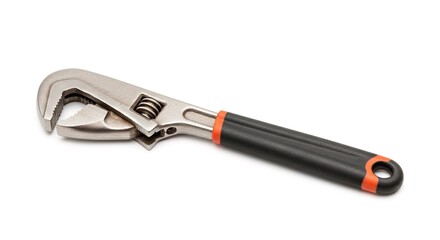 Obraz premium A black and orange pliers with a silver handle AI generated