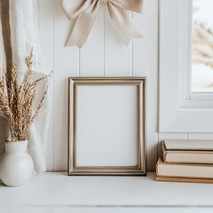 Frame mockup, blank frame, bright, airy, professional mockup phone