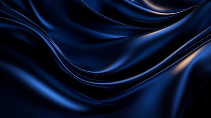 Obraz premium Blue light streaks curving smoothly, embodying the elegance of technological flow and energy transfer in a cosmic-inspired background.