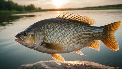 Big Freshwater Fish Caught Fresh from the Water. 4