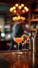 A cocktail is a mixed drink typically containing alcohol, sugar, and water, often served in a glass with ice and garnishes