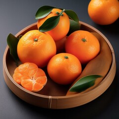 きよみは冬の果物で温州みかんとオレンジの交配してできた果物