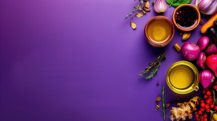 vegetables on a abstract background