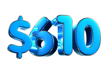 610 dollers blue 3d illustration. Advertising signs, Product design, Product sales, Fabric design, Digital printing.